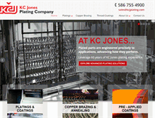 Tablet Screenshot of kcjplating.com
